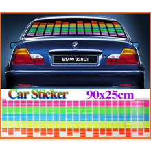 Etiqueta reflexiva clara profissional / autocolante no vidro traseiro reflexivo feito sob encomenda / etiqueta reflexiva para carros